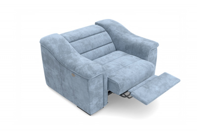 Кресло, ткань Aurora Blue