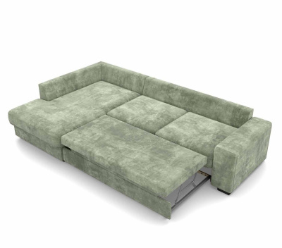 Угловой диван-конструктор, набор 31, оттоманка слева, ткань Mirage Olive
