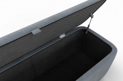 Банкетка, ткань Инфинити Grey