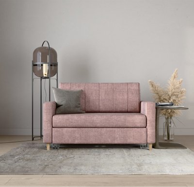 Кресло-кровать, ширина 120 см, ткань Palermo Ash Rose
