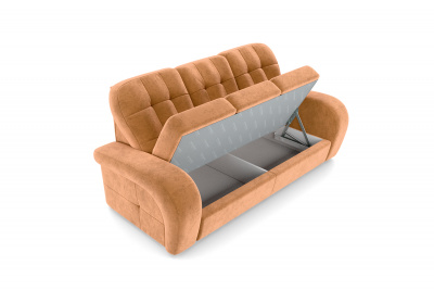 Диван-кровать, набор Д3, ткань Сенсей (Scratch resistance) Terracotta