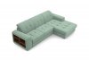 Диван-кровать, набор с этажеркой, ткань Сенсей (Scratch resistance) Mist Green