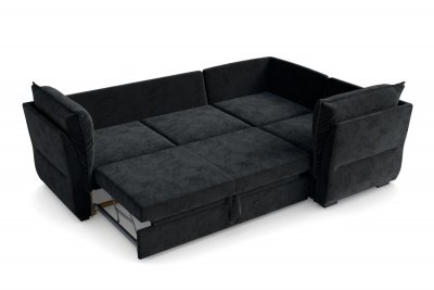 Диван-кровать, набор 2, ткань Сенсей Black Onyx